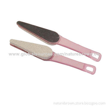 Foot pumice scrubber